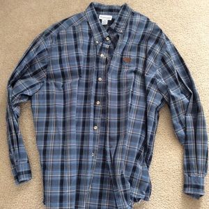 Carhartt Blue Plaid Shirt XXL